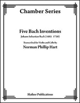 Five Bach Inventions P.O.D. cover